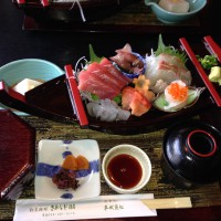 旅館さかなや隠居の付属の鮮魚料理店「平成魚松」の刺身松定食