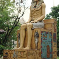 古代エジプト王　等身大フィギュア