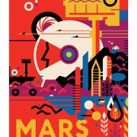 火星観光ポスター（画像：NASA/JPL）