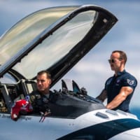2018年4月4日の事故で亡くなったデルバグノ大尉。3月22日の飛行訓練での姿（Photo：USAF）