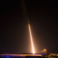 カウアイ島から発射されたミサイル標的（Image：DoD-MDA）