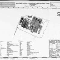 1945年1月1日に作られた中島飛行機武蔵製作所の見取り図（画像：アメリカ国立公文書館）