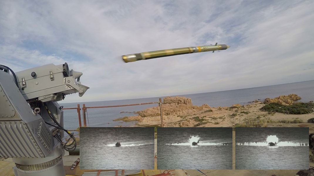 フランスの対空ミサイルが高速の上陸用小型船艇にも対応！実射試験に成功