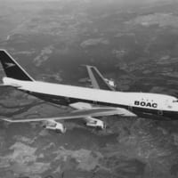 BOAC（英国国際航空）時代のB747-100（画像：ブリティッシュ・エアウェイズ）