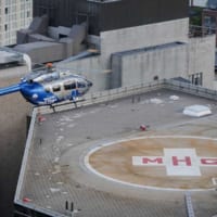 アメリカのボストンで救急ヘリとして使われるH145（画像：Airbus）