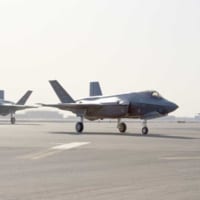 UAEのアル・ダフラ空軍基地に到着したF-35A（画像：USAF）