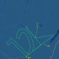 「12k」一筆描き飛行の軌跡（Image：Airbus）