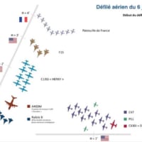 フランス空軍とアメリカ空軍による編隊航過飛行の実施概要（Image：DR）