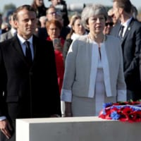 イギリスのメイ首相とフランスのマクロン大統領（Image：Crown Copyright 2019）