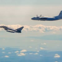 2019年6月10日バルト海上空でロシア軍のAn-24を捕捉したイギリス空軍のタイフーンFGR.4（Image：RAF／Crown Copyright）