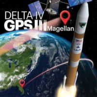 GPS III2号機打ち上げのミッションポスター（Image：ULA）