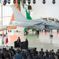 インド空軍向けラファール引き渡し式典（Image：Dassault Aviation）