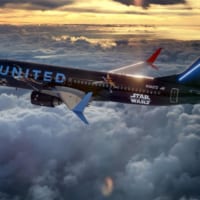 ユナイテッド航空「スター・ウォーズ／スカイウォーカーの夜明け」特別塗装機（Image：United Airlines）