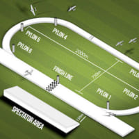 レースに使用されるトラックの例（Image：Air Race E）