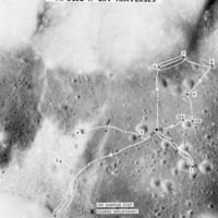 アポロ17号での月面車走行経路（Image：NASA）