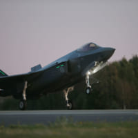 薄暮の着陸（Image：ノルウェー空軍）