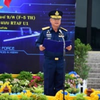 式典であいさつするウォンワット空軍参謀総長（Image：タイ空軍）