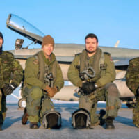 第4航空団のサンタエスコートチーム（Image：RCAF）