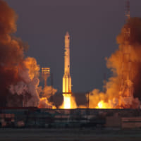 離昇するプロトンロケット（Image：Roscosmos）