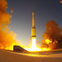 ロシアの気象衛星エレクトロ-L3号機を載せたプロトン-Mロケットの打ち上げ（Image：Roscosmos）