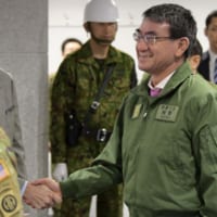 朝霞駐屯地を訪れた河野防衛大臣（Image：U.S.Army）
