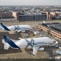 2機並んだベルーガXL（Image：Airbus）