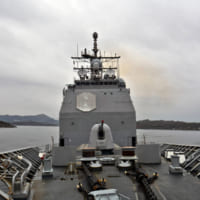 ヴィックスバーグの主砲と艦橋構造物（Image：U.S.Navy）