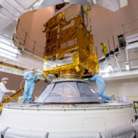 韓国の大気観測衛星千里眼2B号（GEO-KOMPSAT-2B）（Image：Arianespace）