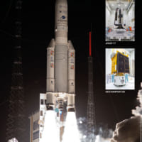 アリアン5ECA VA252ミッションのポスター（Image：Arianespace）