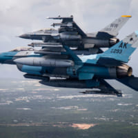 第18仮想敵飛行隊と第14戦闘飛行隊のF-16C（Image：USAF）