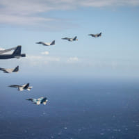 コープ・ノース20参加機による編隊飛行（Image：USAF）