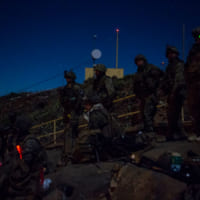 夜間における火力支援要請訓練（Image：USMC）