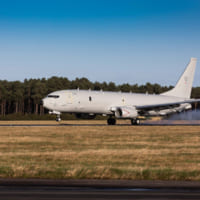 キンロス飛行場に着陸するポセイドンMRA1（Image：Crown Copyright 2020）