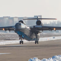 離陸するBe-200ES（Image：ベリエフ）