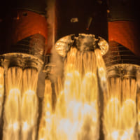 燃焼中のエンジン（Image：Roscosmos）