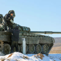 戦車バイアスロンの弾薬補給（Image：ロシア国防省）