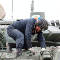 戦車バイアスロンの準備（Image：ロシア国防省）