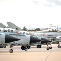 レッドフラッグ20-2でアメリカのネリス空軍基地にやってきたドイツ空軍のトーネードとスペイン空軍のユーロファイター（Image：USAF）