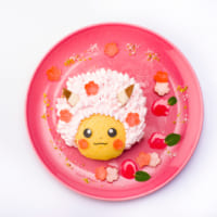 「桜アフロのピカチュウのフルーツサンドケーキ」（1738円税込）
