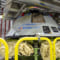 ケネディ宇宙センターで試験後のデータ解析に供されるボーイングCST-100スターライナー（Image：NASA）