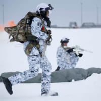 北極圏の雪氷原に降下したロシアの空挺兵（Image：ロシア国防省）