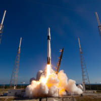 サイモン2を載せたドラゴン補給船（CRS-19）の打ち上げ（Image：SpaceX）