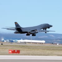 エルスワース空軍基地を離陸する第37爆撃飛行隊のB-1B（Image：USAF）
