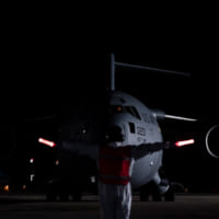 ラムシュタイン空軍基地に到着したC-17（Image：USAF）