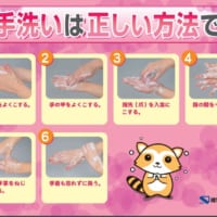 健栄製薬提供の正しい手洗いの方法