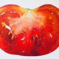 トマトのアクリル画です