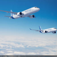 A220-100とA220-300（Image：Airbus）
