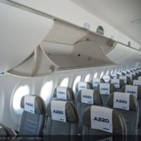 A220-300の客室（Image：Airbus）