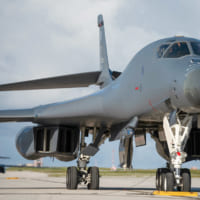 アンダーセン空軍基地に到着した第9遠征爆撃飛行隊のB-1B（Image：USAF）