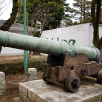 江戸東京たてもの園に展示されている皇居の午砲